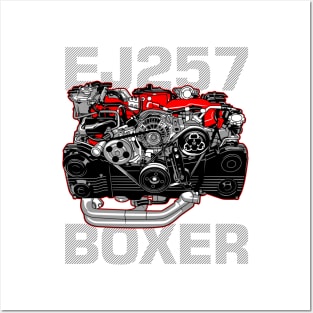 EJ257 Boxer Subaru WRX STI Posters and Art